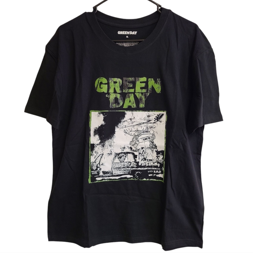 Green Day T-shirt (Not Official Band Merchandise) Black Graphic Tee XL Green Day